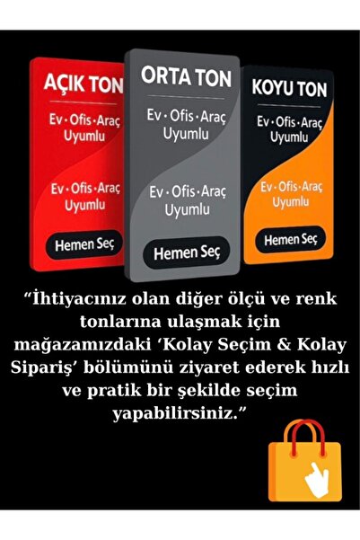OSSOFOL 75 CM X 10 METRE ORTA TON- HER CAMA UYUMLU EVDE ARAÇTA OFİSTE LÜKS VE ÜSTÜN