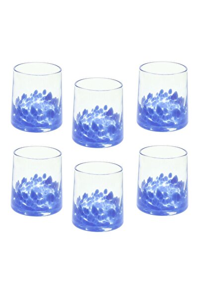 Andrea Fontebasso Venezia - Set of 6 Tumblers, Glass, 300 ml, Blue