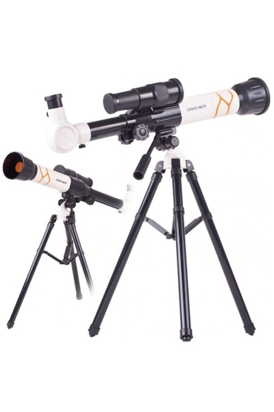 LikeSmart TeleScop — Telescop astronomic pentru copii cu trepied și 3 oculare, până la 40x