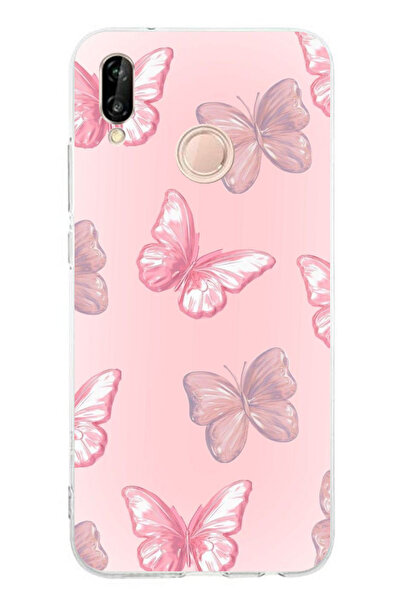 TechTree حافظة سيليكون متوافقة مع هاتف هواوي بي 20 لايت مطبوع