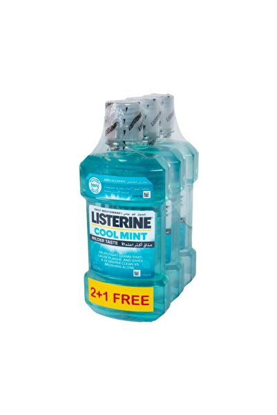 Listerine Cool Mint Mouthwash 500ml 2+1