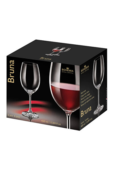 Bohemia Royal Crystal Set de 6 pahare cristal Bohemia Bruna 450 ml