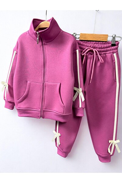 Giyinse Ribbon Star Girl's Set Dried Rose