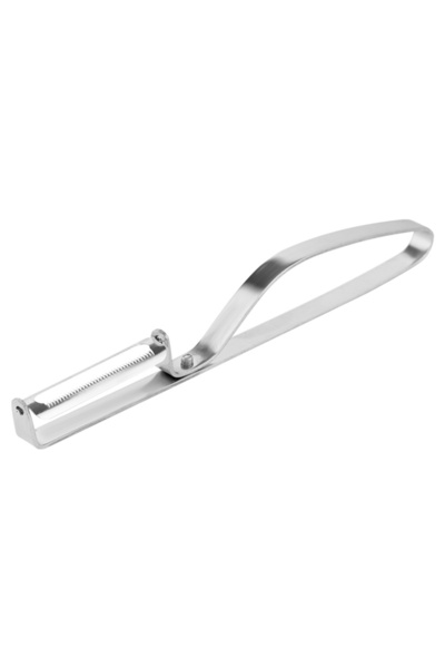 Teesa Stainless Steel Peeler with Movable Blade and Hanging Design.