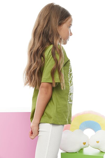 PAULMARK Girl's Embossed Printed T-Shirt