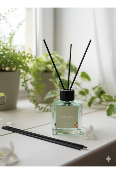 Hagen Jasmine Yasemin Kokusu Çubuklu Oda Kokusu 100ml Dolap Kokusu Banyo Ev Kokusu Oda Parfüm