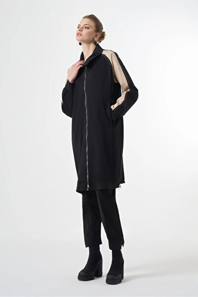 MissWhence Zipper Detailed Trousers 38102 Black