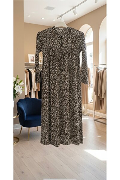 fariza tekstil Girl's Viscose Dress with Robe