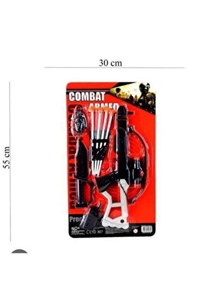 ÇEÇEN HOME Nişancı Dürbünlü Tüfek Ve Ok Yay Seti Ok Atan Tabanca Telsiz Bomba...