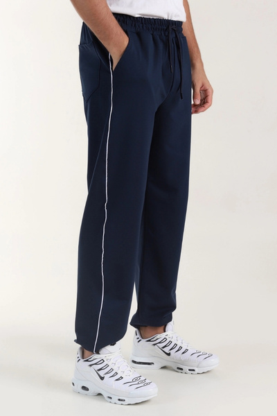 EXSPORT Compact Plus Size Sweatpants with Piped Adjustable Legs