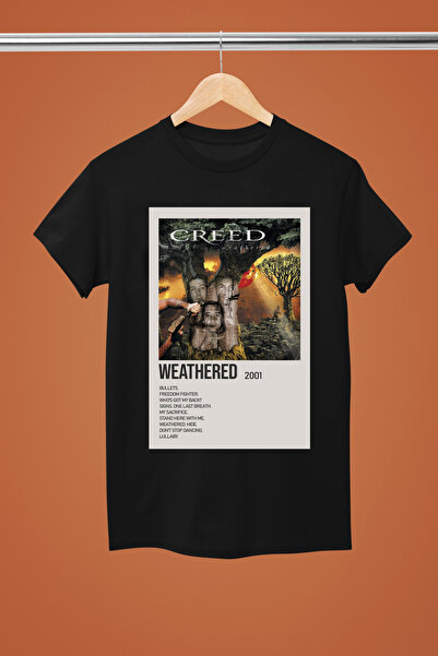 MAGORS CREED THE ROCK BAND BUMBAC CU MODEL Mâneci scurte, regular ROCK tricou