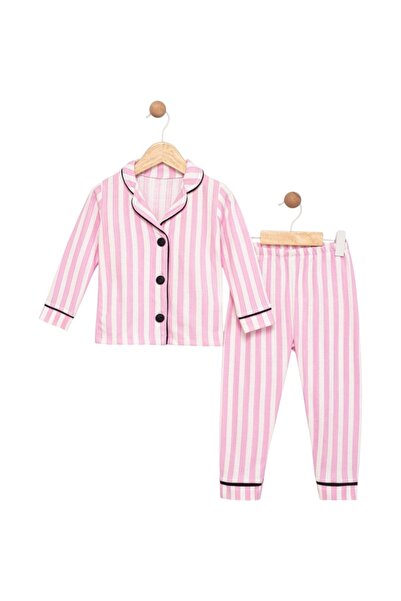 CUBBUX Children's Pajama Set Cotton Comfortable Striped Model