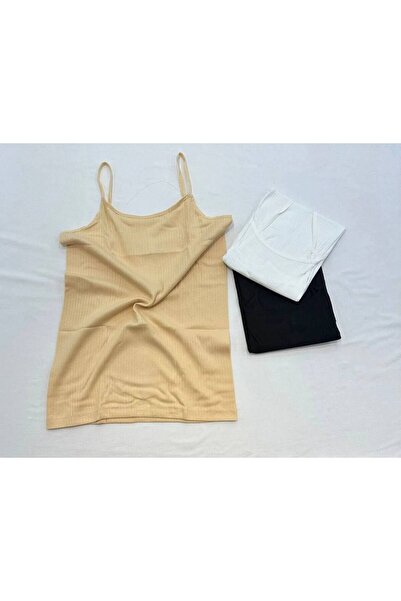 Twentyipek 3-Pack Basic Ribbed String Strap Tank Top Economical and Convenient