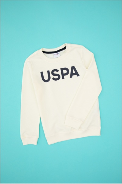 U.S. Polo Assn. U.S. Polo Assn. Boys' Regular Fit Uspa Printed Basic Sweatshirt