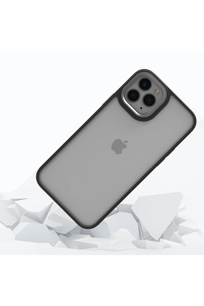 zore iPhone 11 Pro Max Compatible Senk Flora Case-Green