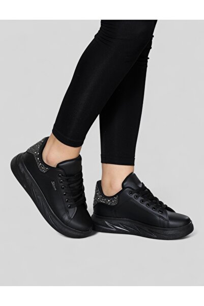 AĞCA Γυναικεία άνετα αθλητικά παπούτσια με ψηλή σόλα με κορδόνια casual sneakers