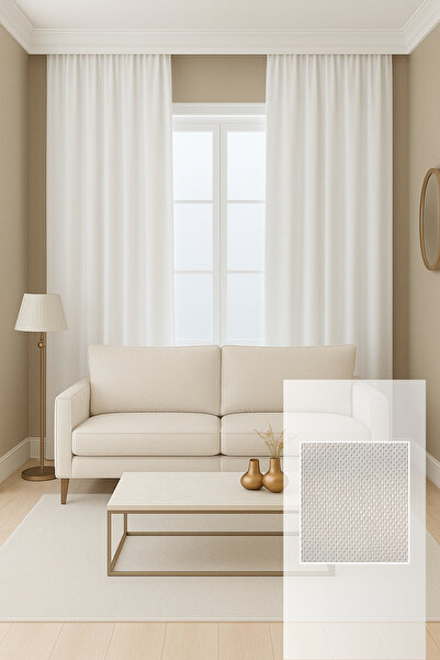 Perlife Gold ® Solid Color Background Curtain – Frequent Pleats – Living Room and Sitting Room |   Custom & Ready-To-Wear |   Simple, Stylish