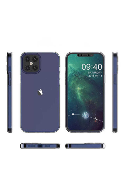 zore iPhone 12 Pro Max Compatible Senk Super Silicone Case-No Color