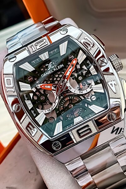 Daniel Klein ORJİNAL GÜMÜŞ RENK ÇELİK KORDON ERKEK KOL SAATİ BİLEKLİK HEDİYE ...