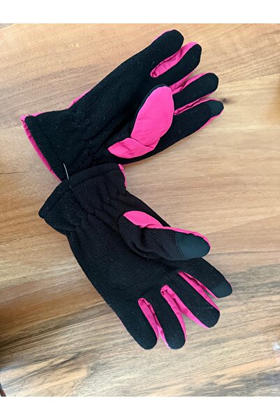 Blotch Waterproof Pink Color Lined Waiter Size Ski and Snow Gloves for Ages 12-15