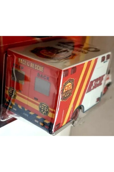 TOYFEST Disney Pixar Cars Morgan Martins Rescue Vehicle 1:55 Metal Diecast Collectible Toy