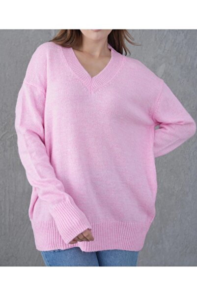 DİMA V-Neck Standard Size Knitwear Sweater