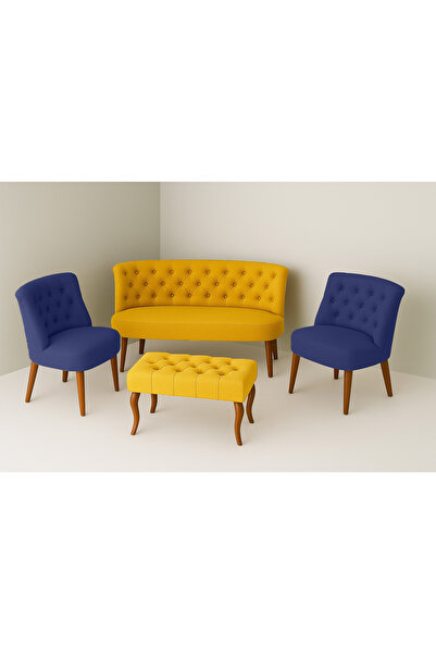 Kahraman Mobilya Aksesuarları Kutay Çay Seti Koltuk Takımı - Fenerbahçelilere...