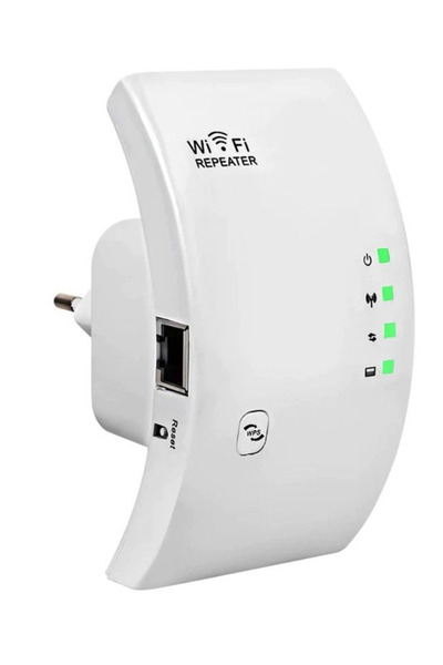 Mihai Amplificator wifi Andowl Q 9D functie repeater WiFi 2.4Ghz 100Mbps alb