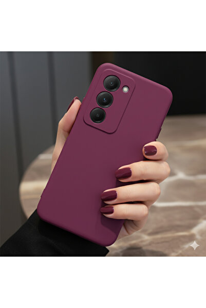 Hatreds Xiaomi Redmi 15 Uyumlu Kılıf İçi Kadife Tasarımlı Renkli Kamera Korum...