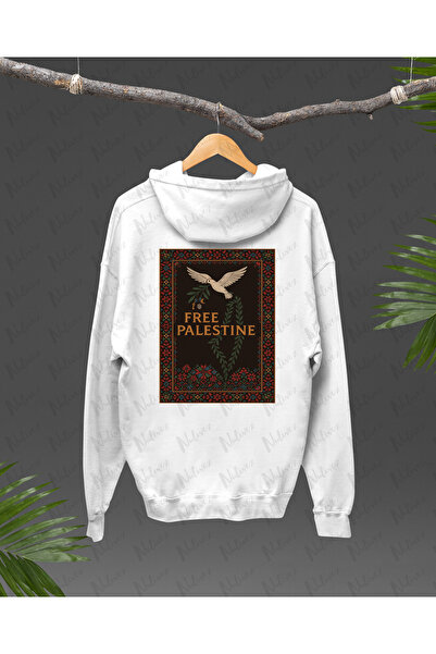 Nulivez Palestine Design Back Printed, High Quality Unisex Oversize Hoodie