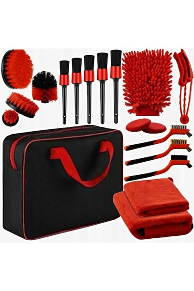 LikeSmart Kit de curățare și detailing auto profesional cu 19 piese