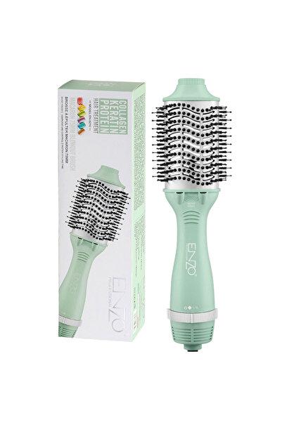 Enzo Professional فرشاة نفخ وتكثيف الشعر EN-6210 من ENZO بقوة 1500 واط - 3 في 1