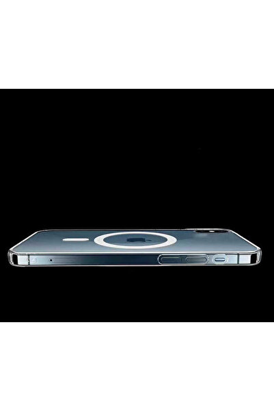 zore iPhone Xr 6.1 Case Senk Tacsafe Wireless Cover - Colorless