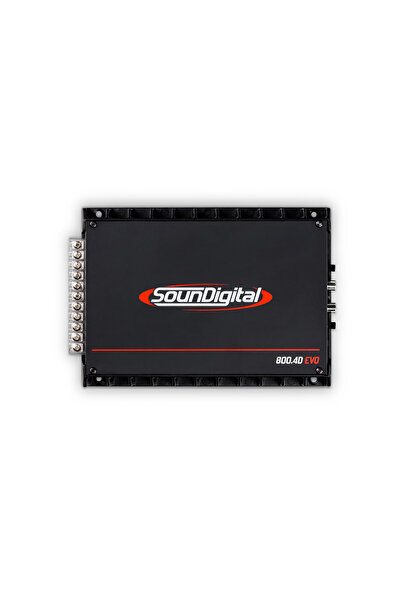 Soundigital Deniz Sound Garage 4 Kanal Amfi SD800.4S EVO 2 ohm 4x200 Rms 4 ohm 4x110 Rms D Class