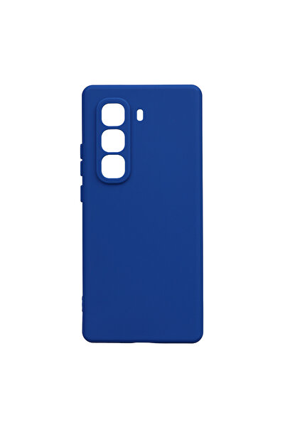 zore Infinix Hot 50 Pro Plus 4g Case Senk Bias Cut Silicone - Blue