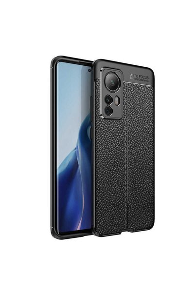 zore Mi 12 Case Senk Niss Silicone Cover - Black