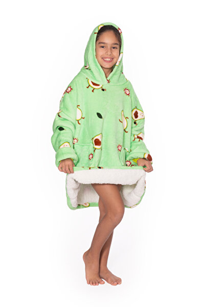 TillyBilly Junior sweatshirt blanket with sleeves, hood and pockets, one size...