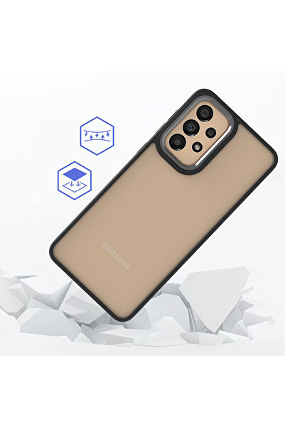 zore Galaxy A72 Case Senk Flora Cover - Blue