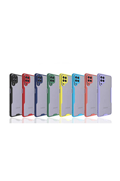 zore Galaxy A22 4g Case Senk Parfe Cover - Black