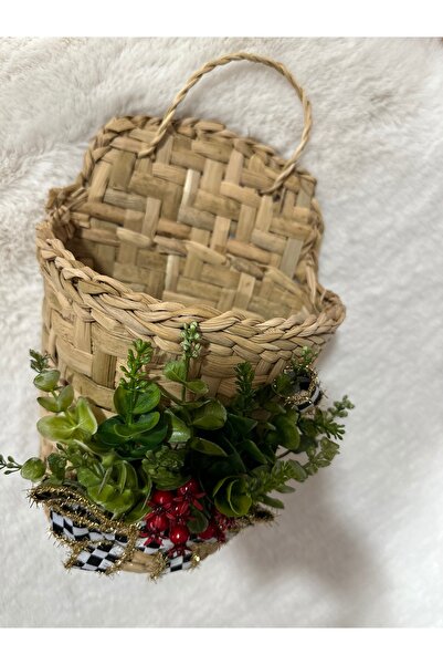 Marrone Kokinalı Kapı Sepeti New Year's Gift