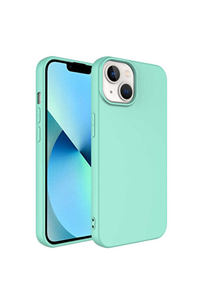 zore حافظة متوافقة مع هاتف iPhone 14 Plus من SENK Mara - أخضر فاتح