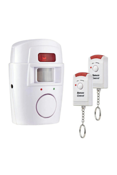 MANDU Alarma wireless cu 2 telecomenzi si senzor de miscare cu infrarosu OFF