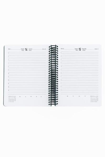 KESKİN COLOR 2026 - Agenda zilnică spiralată 17x24 - Albastru