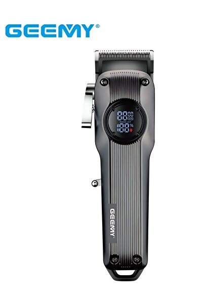 Geemy Professional multi-functional hair clipper set with 6 guide combs