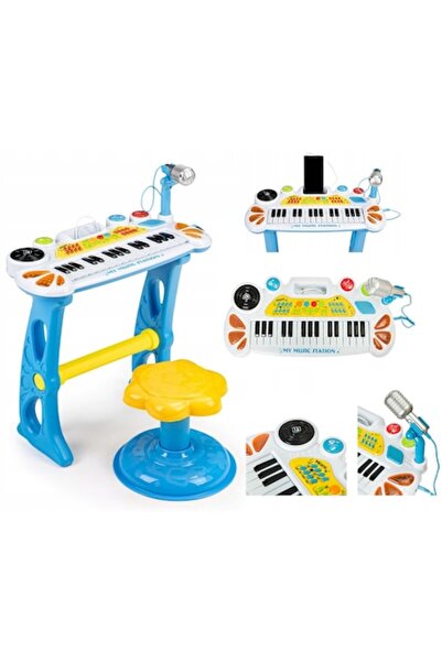 Enjoy LikeSmart PianoKid Children's Electronic Piano, 31 Keys, Karaoke Microphone, Complete Set with Stool