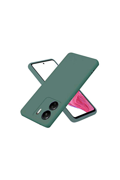 eco port حالة Redmi 13c السيليكون الأول - الأخضر الداكن