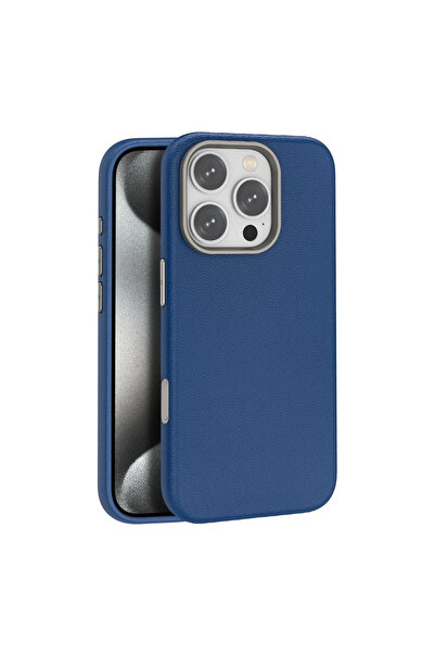 Marsilyan غطاء جوكي آيفون 16 برو ماكس وندر من الجلد متوافق مع ماج سيف - أزرق ...