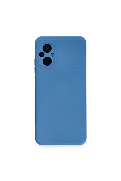 Kuzgun Ticaret Xiaomi Poco M5 Case Nano Velvet Silicone - Blue