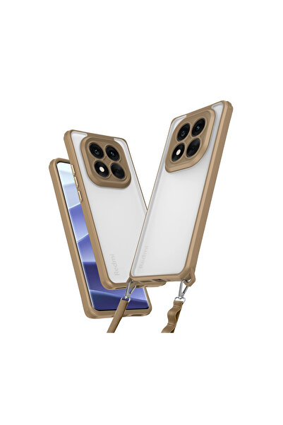 eco port حافظة ريدمي نوت 14 برو 5 جي من السيليكون - تيتانيوم صحراوي