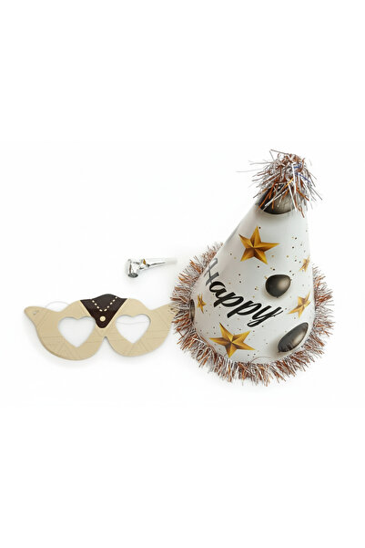 Partimarket Kutlama şapkası kukuleta katyon seti